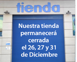 Tienda cerrada navidades `25