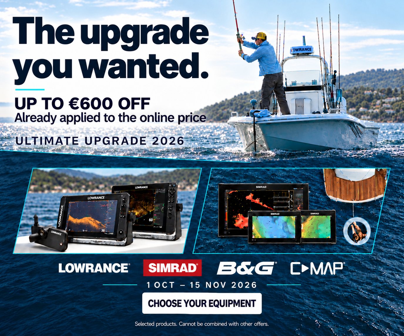 Ultimate Upgrade 2026. Up to €600 off selected products. From 1 October to 15 November.
