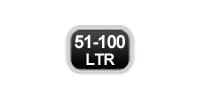 De 51 a 100 litros