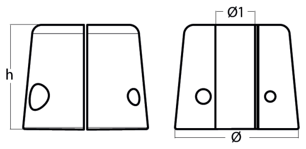 Tecnoseal Ánodo Antihielo Ø5/8