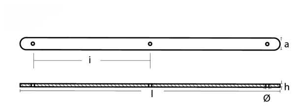 Tecnoseal Ánodo Barra Aliscafi 880X45X11
