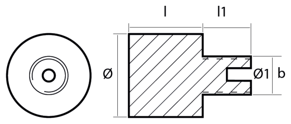 Tecnoseal Ánodo Barra Condaria 29X15