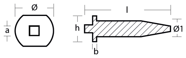 Tecnoseal Ánodo Barra Mercury L.43