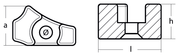 Tecnoseal Ánodo Cilindro Yamaha 9,9-15Hp