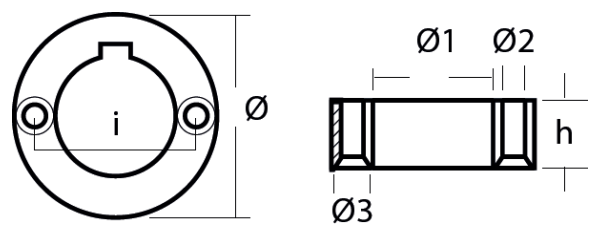 Tecnoseal Ánodo Cojinete Dufour Dia Int.27