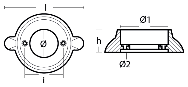 Tecnoseal Ánodo Collar Bukh