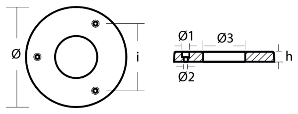 Tecnoseal Ánodo Collar Hydromarine D.150 Sp.15