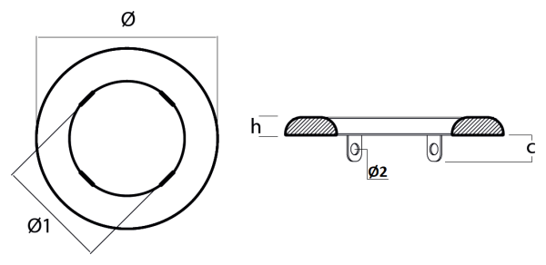 Tecnoseal Ánodo Collar Kamewa D.226
