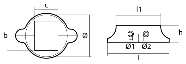 Tecnoseal Ánodo Collar Lombardini D.115