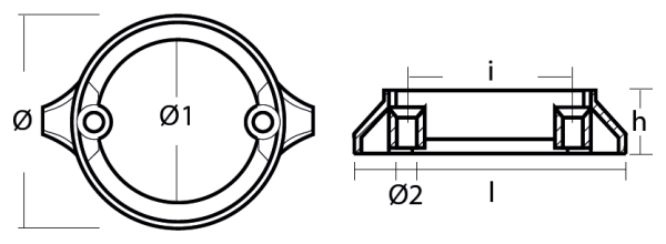 Tecnoseal Ánodo Collar Volvo Duo Prop 290 H30