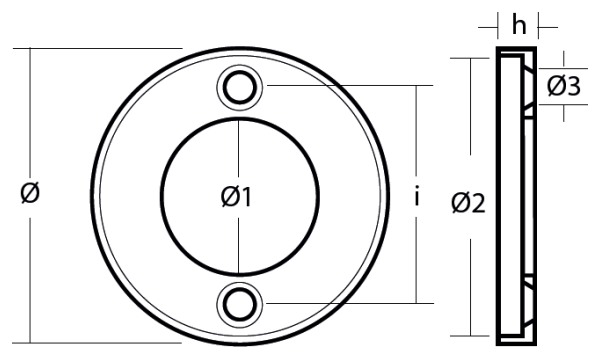 Tecnoseal Ánodo Collar Volvo Penta Serie 100