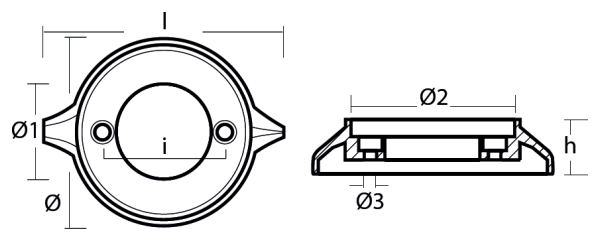 Tecnoseal Ánodo Collar Volvo Penta Serie 280
