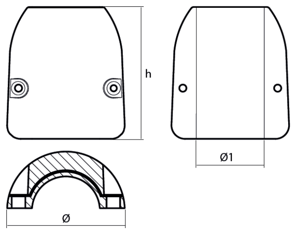 Tecnoseal Ánodo Collarín Eje D.35 Uk