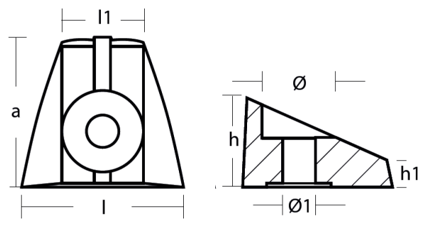 Tecnoseal Ánodo Cónico Johnson/Evinrude