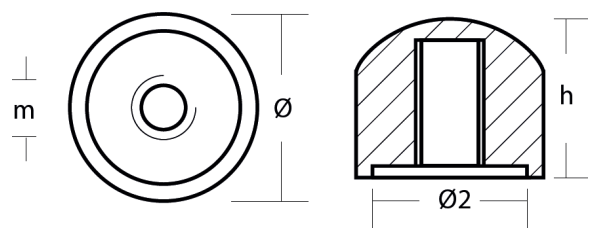 Tecnoseal Ánodo Dado Mercruiser E.b.