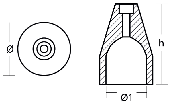 Tecnoseal Ánodo Eje Orvea H.110