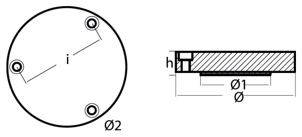 Tecnoseal Ánodo Eje Vlt - Ø155 - H 30