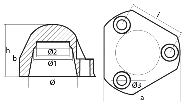Tecnoseal Ánodo Hélice Autoprop H6