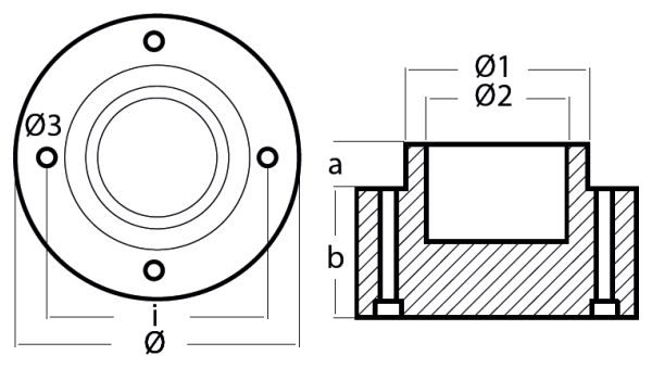 Tecnoseal Ánodo Hélice Serie Codecasa