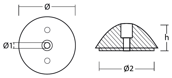 Tecnoseal Ánodo Hélice Variprofile Vp 64