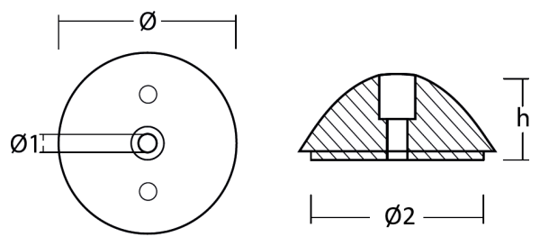 Tecnoseal Ánodo Hélice Variprofile Vp 76