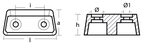 Tecnoseal Ánodo Motor Omc Cobra Cf.50