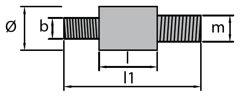 Tecnoseal Ánodo Motor Vm D.14,5 L.36 M8-M10