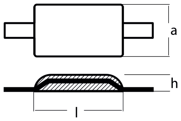 Tecnoseal Ánodo Para Soldar 145X85X30