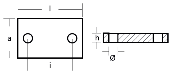 Tecnoseal Ánodo Placa 73X48X15 C.f.50