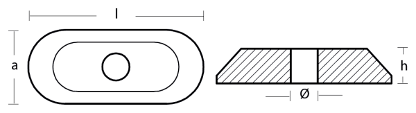 Tecnoseal Ánodo Placa Alamarin-Jet