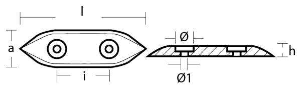 Tecnoseal Ánodo Placa Chrysler C.f.50