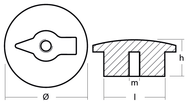 Tecnoseal Ánodo Placa Motor Zf