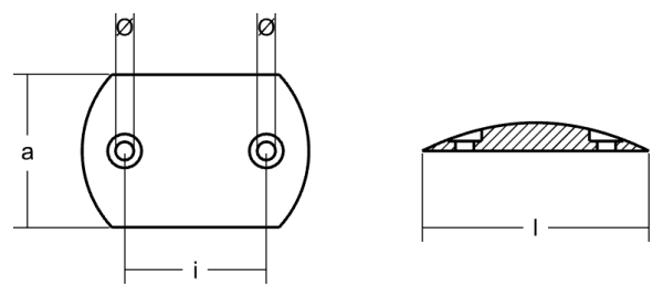 Tecnoseal Ánodo Placa Renault 80X54 C.f.50