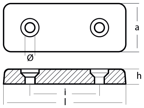 Tecnoseal Ánodo Sea Strainer