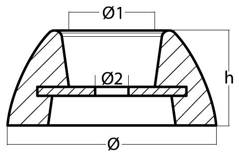 Tecnoseal Ánodo Timón Ø70 Uk