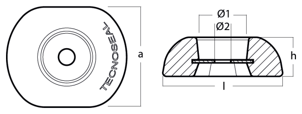 Tecnoseal Ánodo Timón Ø98 Uk