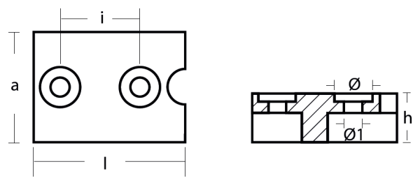 Tecnoseal Ánodo Transom Johnson-Evinrude Diabolo
