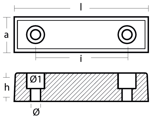 Tecnoseal Ánodo Volvo Penta Flaps Ql