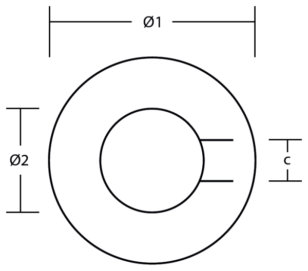 Tecnoseal Arandela Para Ánodo Radice Eje D.55