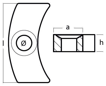 Tecnoseal Placa Adaptable Collar Dos Pieza S. Drive 120