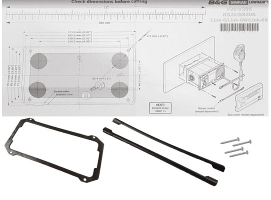 Kit de Montaje Empotrado para VHF
