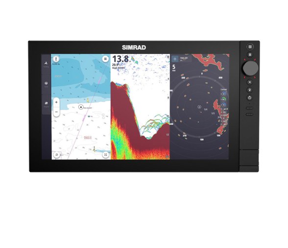 Plotter Simrad NSS 4-16 con mapa base mundial