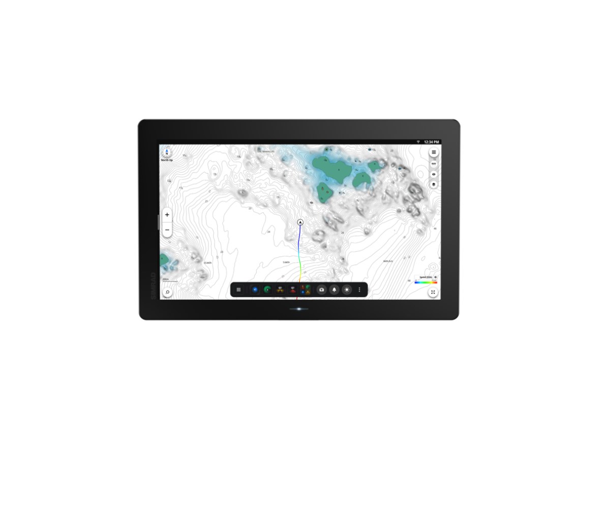 Simrad NSO 4-16 Plotter, US CMAP