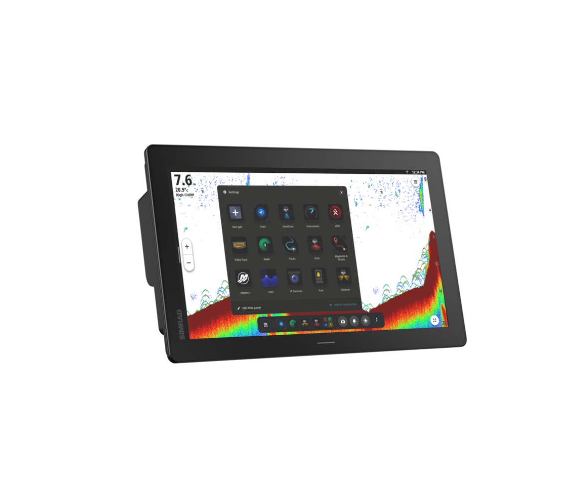 Simrad NSO 4-16 Plotter, US CMAP