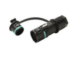 Toma de 2/3/4 Polos para Montaje en Panel o Mamparo - Conexión Rápida.