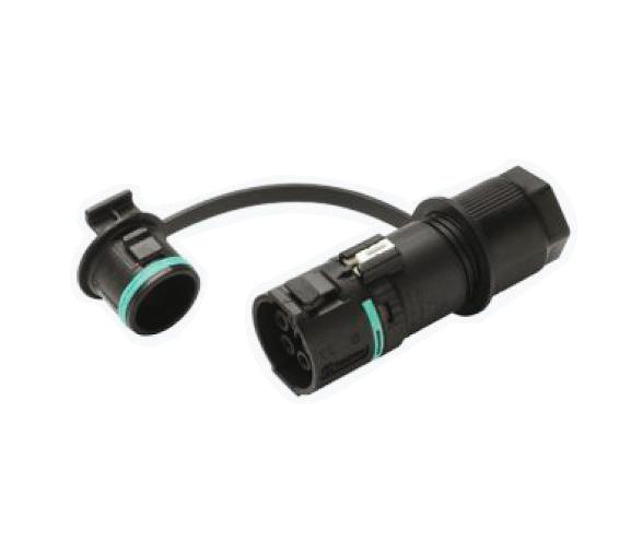 Toma de 2/3/4 Polos para Montaje en Panel o Mamparo - Conexión Rápida.