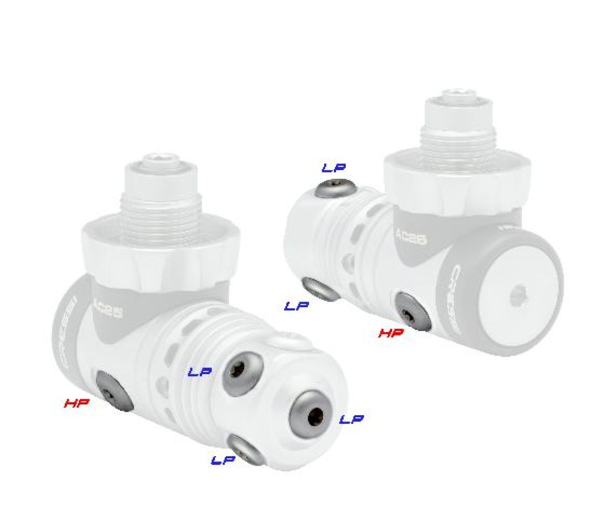 Cressi AC25m Cromo Primera Etapa INT / DIN