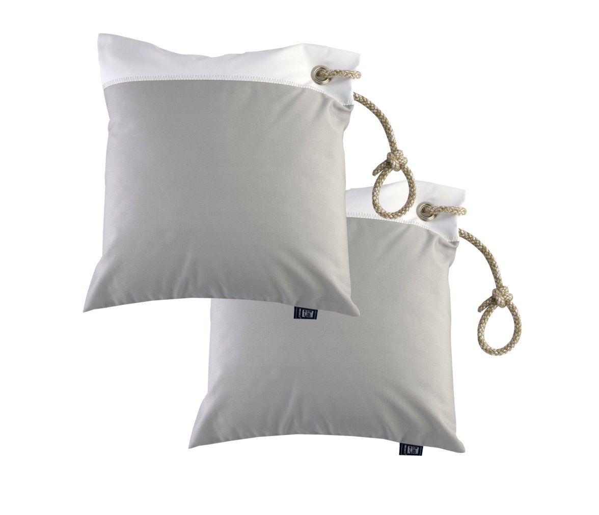 2 Cojines Waterproof – Light Grey - Marine Business