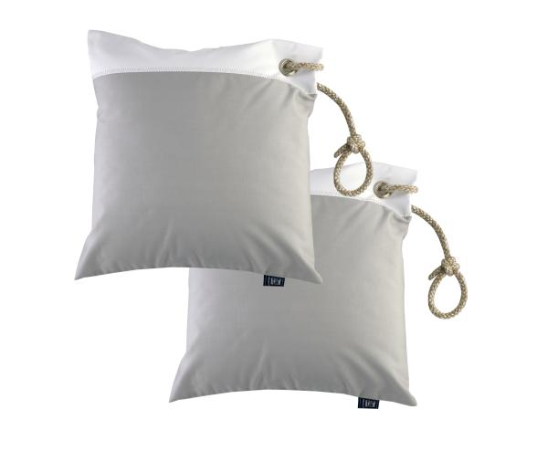 2 Cojines Waterproof – Light Grey - Marine Business