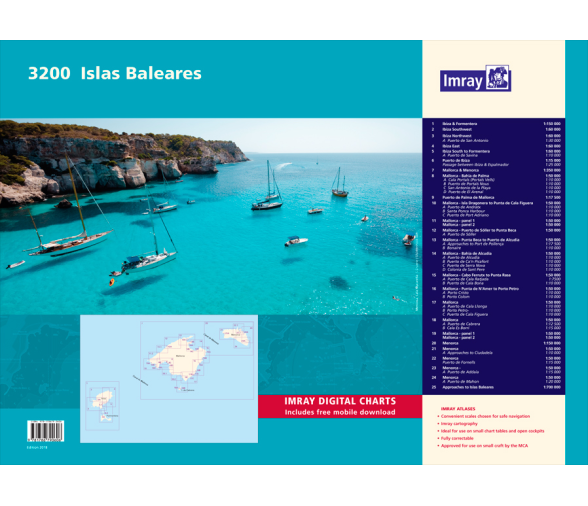 3200 Islas Baleares Chart Pack Imray